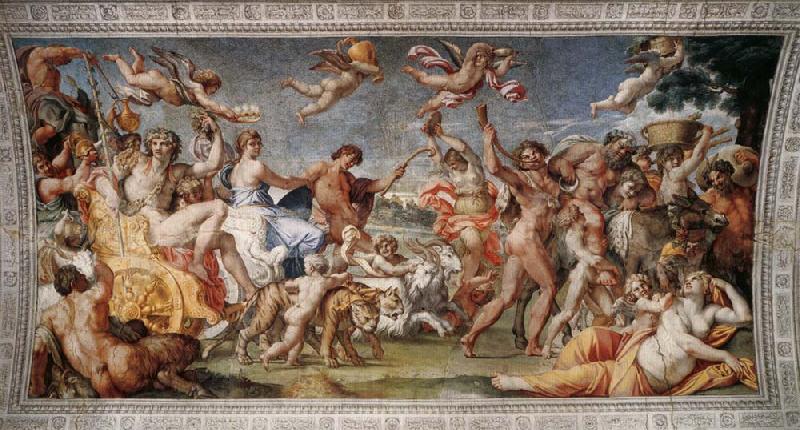 Annibale Carracci Triumph of Bacchus and Ariadne Norge oil painting art